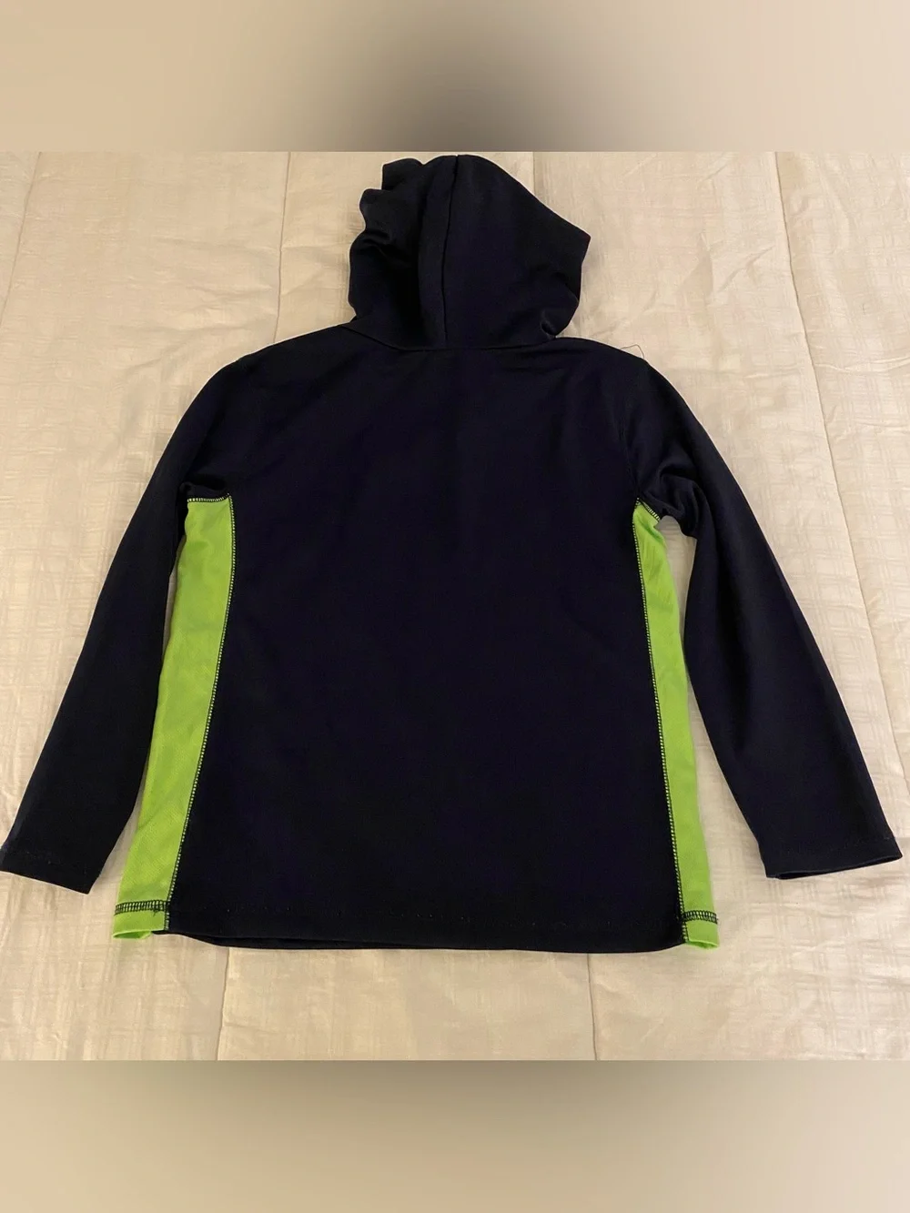 Childrens Place Hoodie Shirt Boys 7/8 Lacrosse Graphic T Long Sleeve Sporty Fun